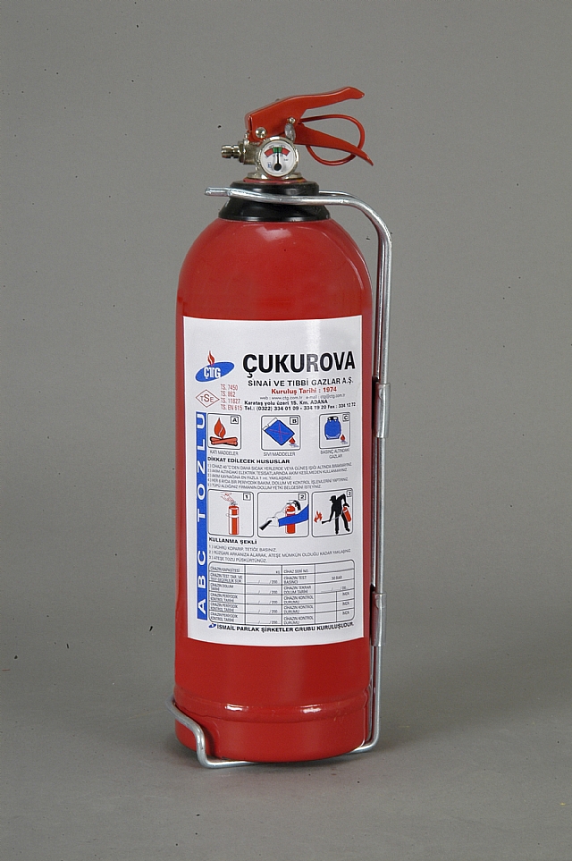 6 KG KURU KİMYEVİ TOZLU ABC İÇTEN KARTUŞLU