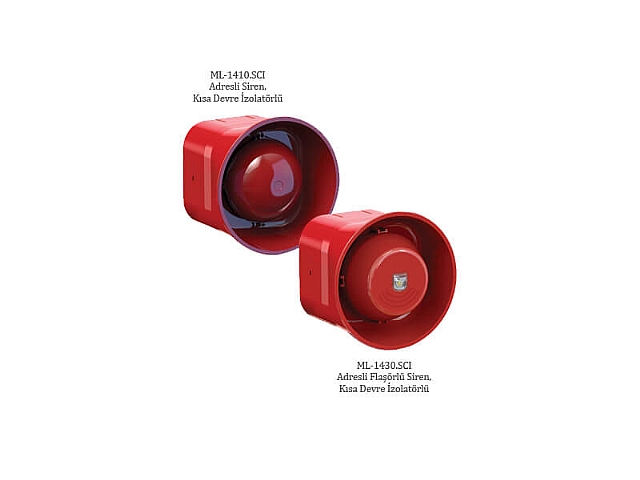 ML-1430 AKILLI ADRESLİ SİREN / FLAŞÖRLÜ SİREN
